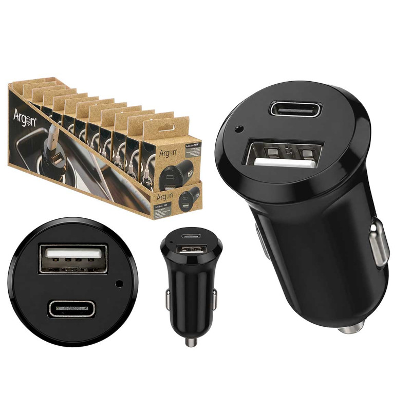 CHARGEUR VOITURE DOUBLE PORT