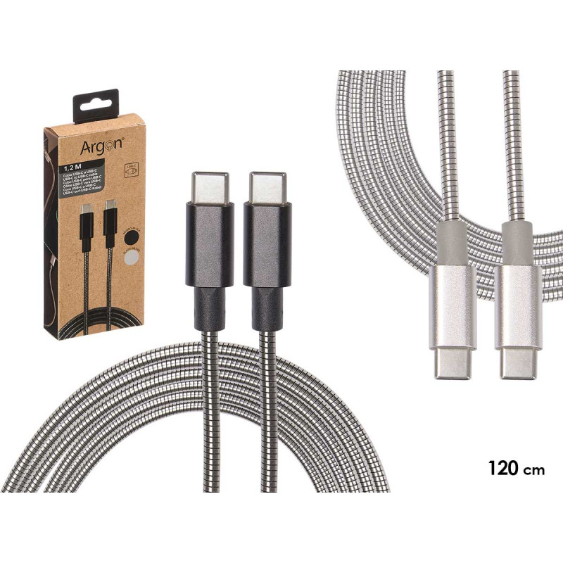 CAVO USB C C 1,2M ASSORTITO 2 COL