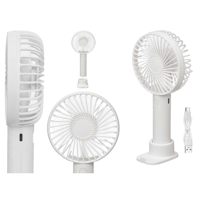 VENTILATEUR PORTABLE BLANC