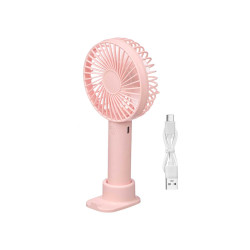 VENTILATORE PORTATILE ROSA
