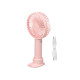 VENTILATORE PORTATILE ROSA