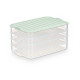 RECIPIENTE 4 NIVEIS COM TAMPA SORT 3 CORES