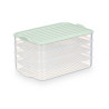RECIPIENTE 4 NIVEIS COM TAMPA SORT 3 CORES