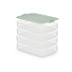 RECIPIENTE 4 NIVEIS COM TAMPA SORT 3 CORES