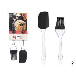 CONJUNTO 2 UTENSÍLIOS ESPATULA PINCEL