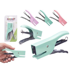 MANUAL STAPLER ASSORT 3 COLOURS