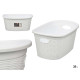 CESTO ROPA ELEGANCE BLANCO