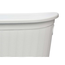 PANIER À LINGE ÉLÉGANCE BLANC