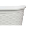 CESTO TECIDO ELEGANCE BRANCO