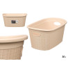CESTO TECIDO ELEGANCE CREME