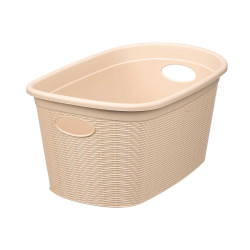 CESTO TESSUTO ELEGANCE CREMA