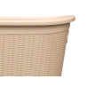 CESTO ROPA ELEGANCE CREMA