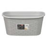PANIER À LINGE ÉLÉGANCE GRIS CLAIR