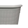 CLOTH BASKET ELEGANCE LIGHT GREY