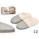 ZAPATILLA ESTAR POR CASA MUJER GRIS