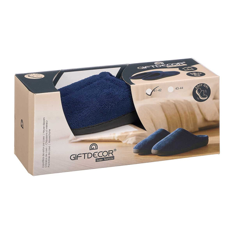 CHAUSSON HOMME BLEU DOMICILE
