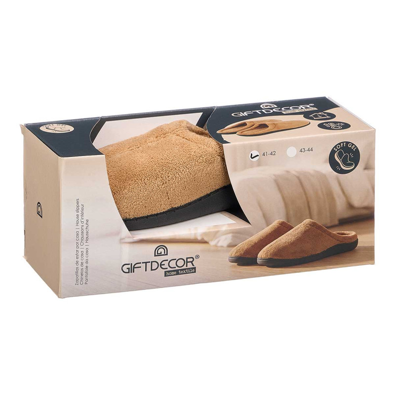 PANTOFOLE UOMO CASA MARRONI