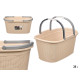 CLOTH BASKET WITH HANDLES ELEGANCE CREAM