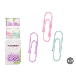 60 CLIPS MEDIOS SORT 3 CORES