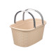 CESTO TESSUTO MANICI ELEGANCE CREMA