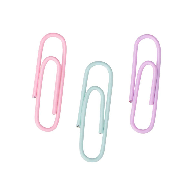 60 CLIPS MEDIOS SORT 3 CORES