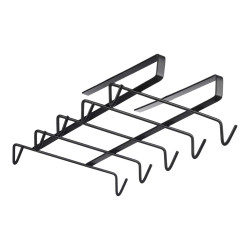 BLACK METAL MUGS HOLDER 