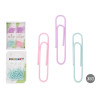 PAPER CLIPS 25 PCS LARGE ASSORT 3 COLOURS
