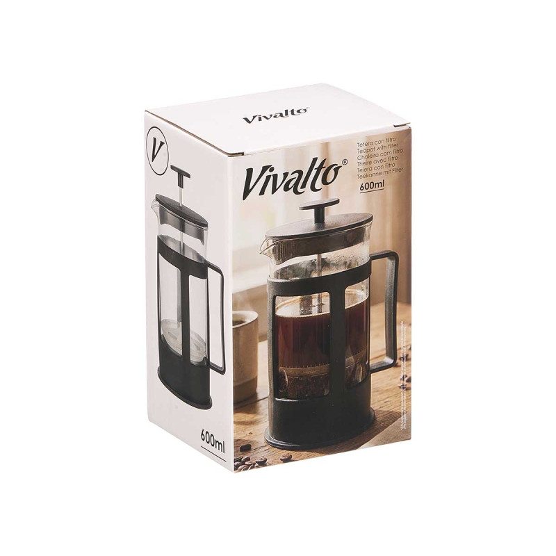 TETERA VIDRIO PLASTICO EMBOLO 600ML