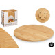 TABLA REDONDA GIRATORIA 30 CM BAMBU
