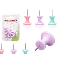 CHINCHETAS 10 PZS GRANDE SURT 3 COLORES