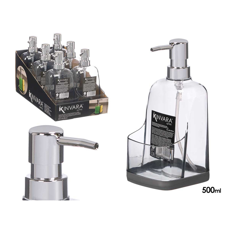 DISPENSER SPRUZZATORE CUCINA NERO GRIGIO 500 ML