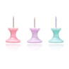 PUSHPINS 10 PCS LARGE ASSORT 3 COLOURS