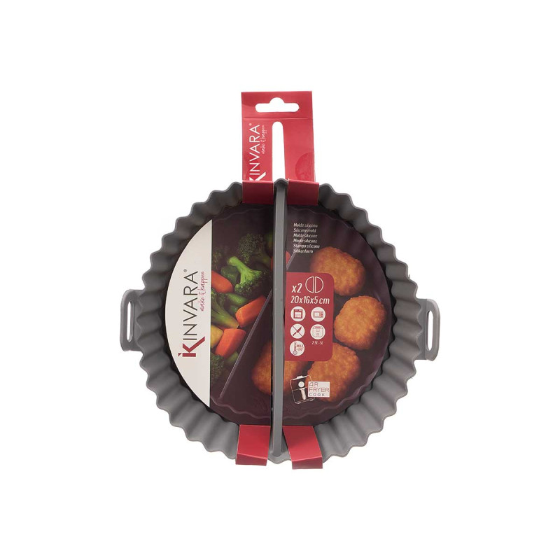 MOLDE FRITADEIRA AR QUENTE DUPLO COMPARTIMENTO CIN