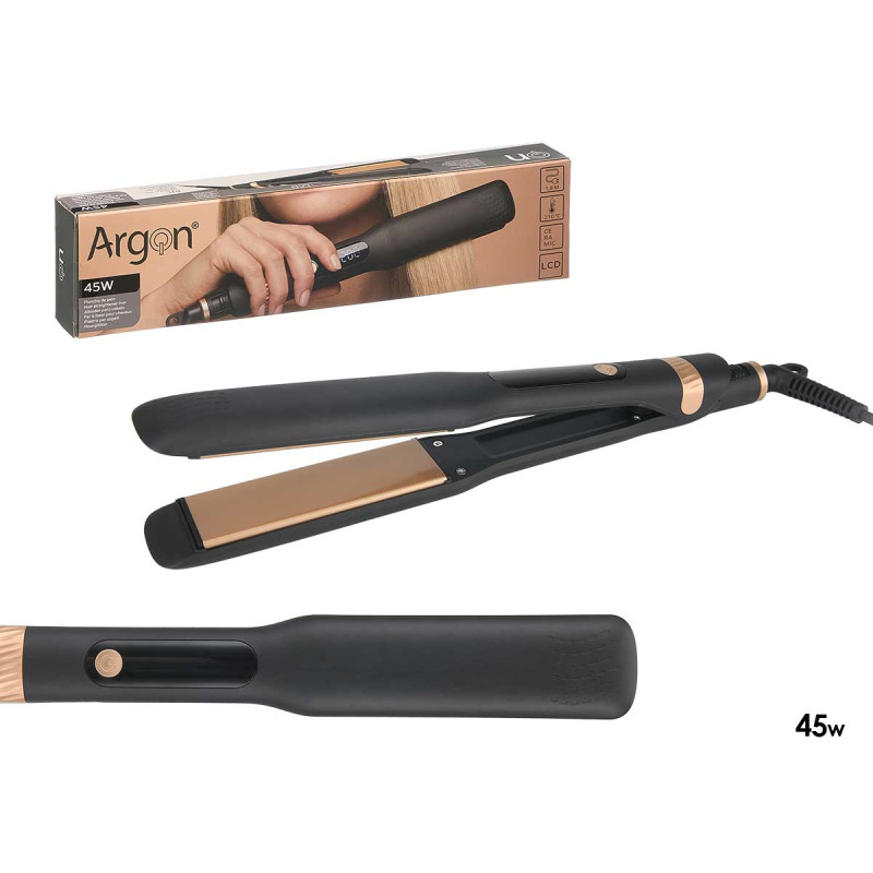 PLANCHA PELO CERAMICA LCD 45W ANCHA SOUFT TOUCH
