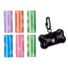 SET 7 ROLLOS BOLSA MASCOTA DISPENSADOR 15 UDS