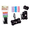 SET 3 ROULEAUX DISTRIBUTEUR DE SACS ANIMAUX 15 U.