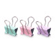 BINDER CLIPS 8 PCS ASSORT 3 COLOURS