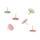 METAL PUSHPINS 60 PCS 