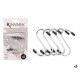 SET 5 GANCI METALLICI PICCOLI