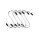 SET 5 GANCI METALLICI PICCOLI