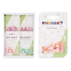 METAL PUSHPINS 60 PCS 