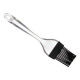 PINCEL SILICONE DE COZINHA TRANSPARENTE PRETO
