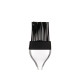 KITCHEN BRUSH TRANSPARENT BLACK SILICONE