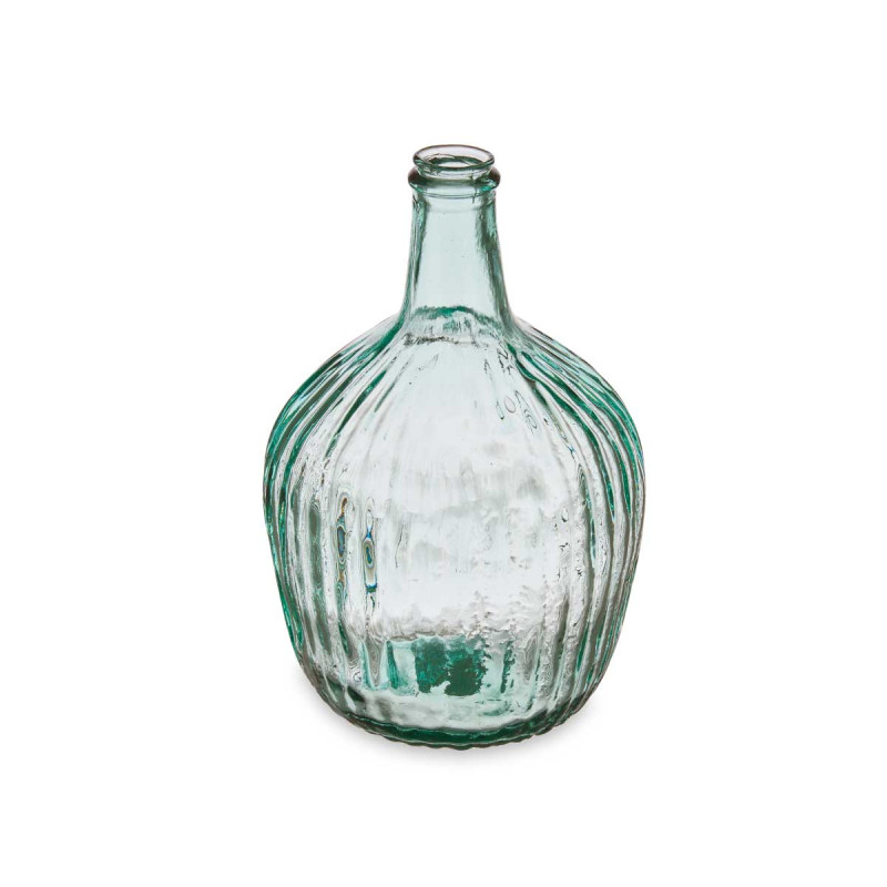 GARRAFA VIDRO DECORATIVA RISCAS 4L
