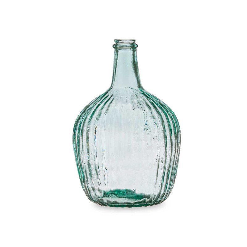 GARRAFA VIDRO DECORATIVA RISCAS 4L