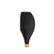 ESPÁTULA P MANTEIGA EM SILICONE PRETO PEGA MADEIRA