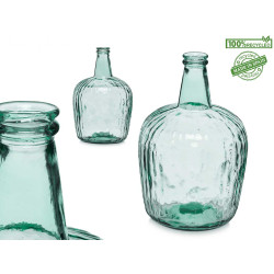 BOUTEILLE DÉCORATIVE VERRE RAYURES 8L