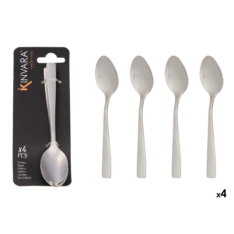 SET 3 CUCCHIAI METALLICI DESSERT