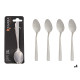 SET 3 METAL DESSERT SPOONS 