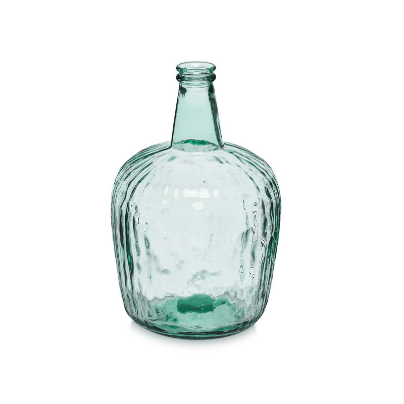 BOUTEILLE DÉCORATIVE VERRE RAYURES 8L